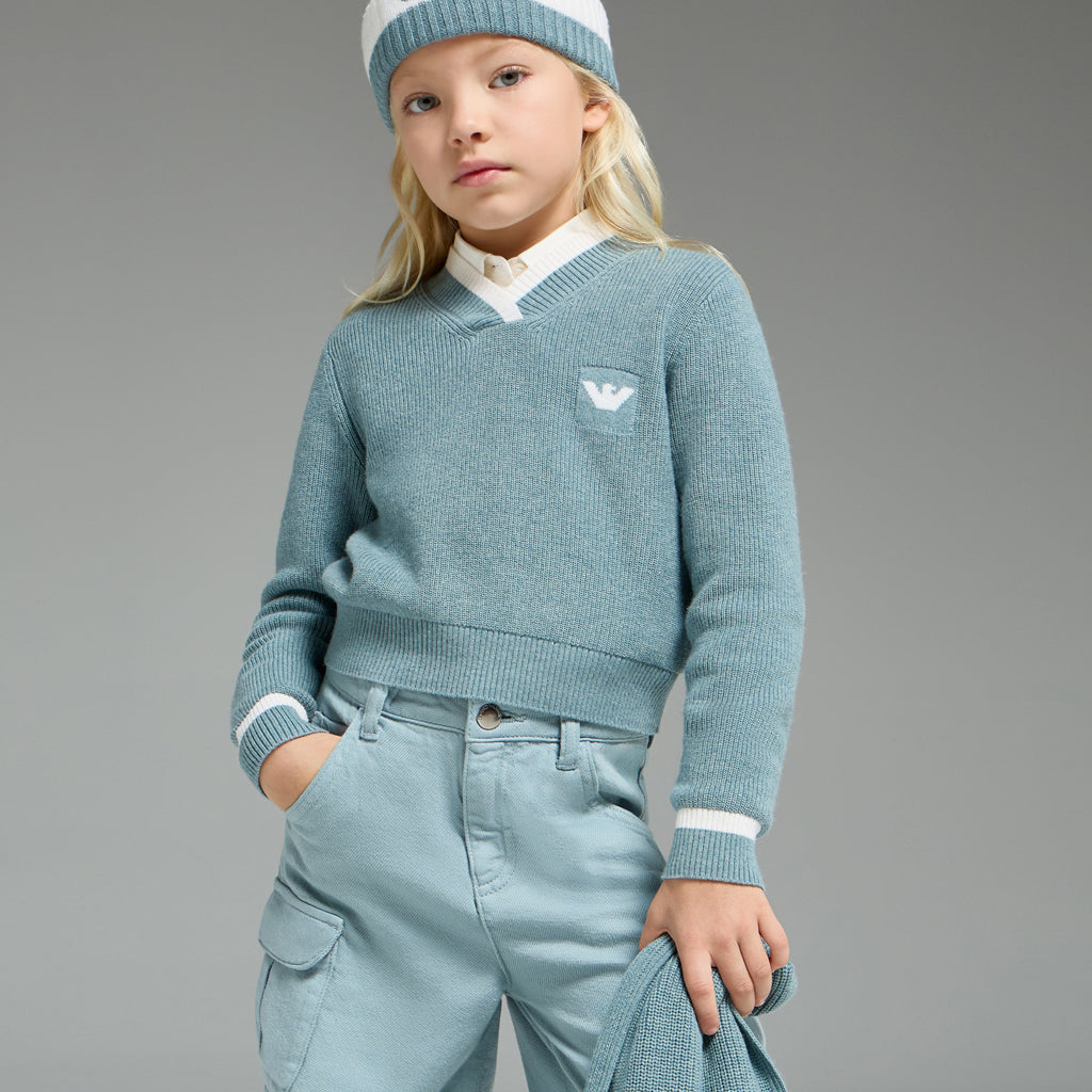 Emporio Armani Junior Logo Pullover