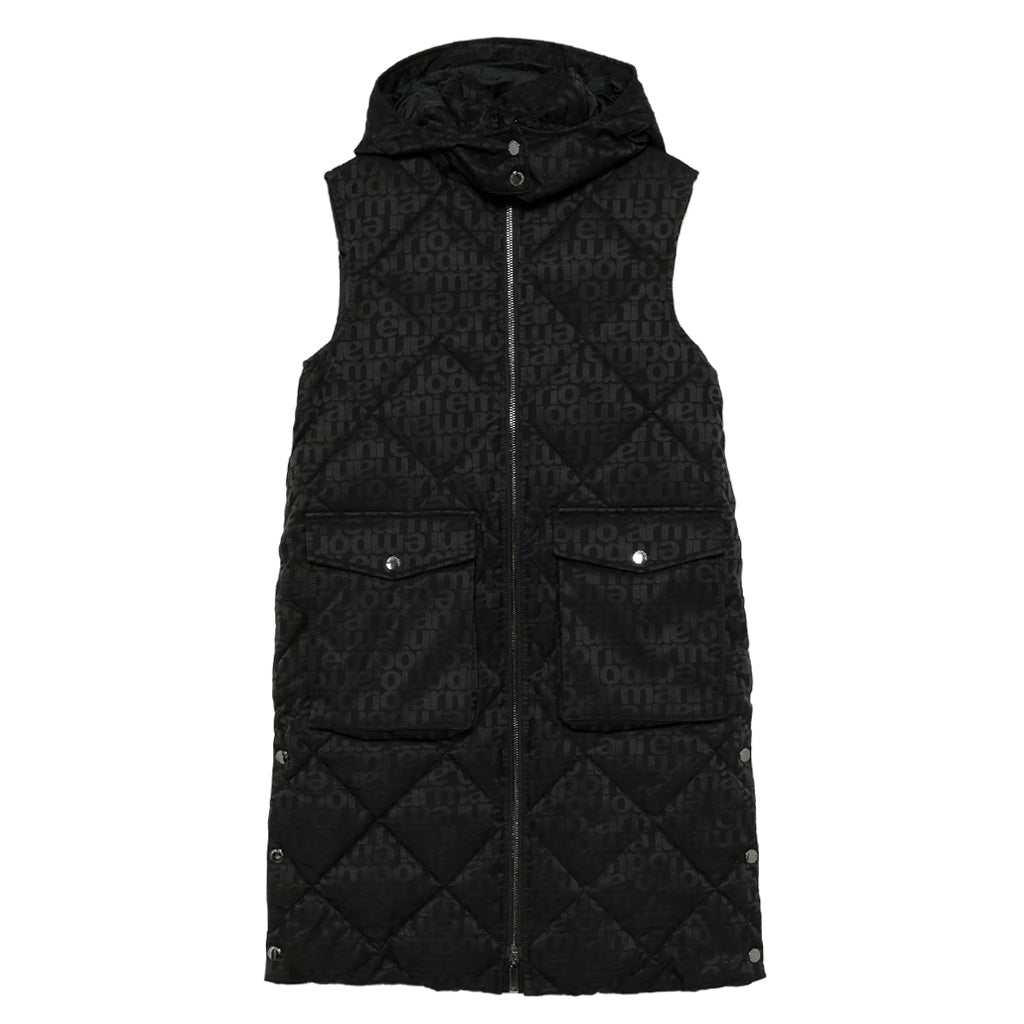 Emporio Armani Junior All-Over Jacquard Coat