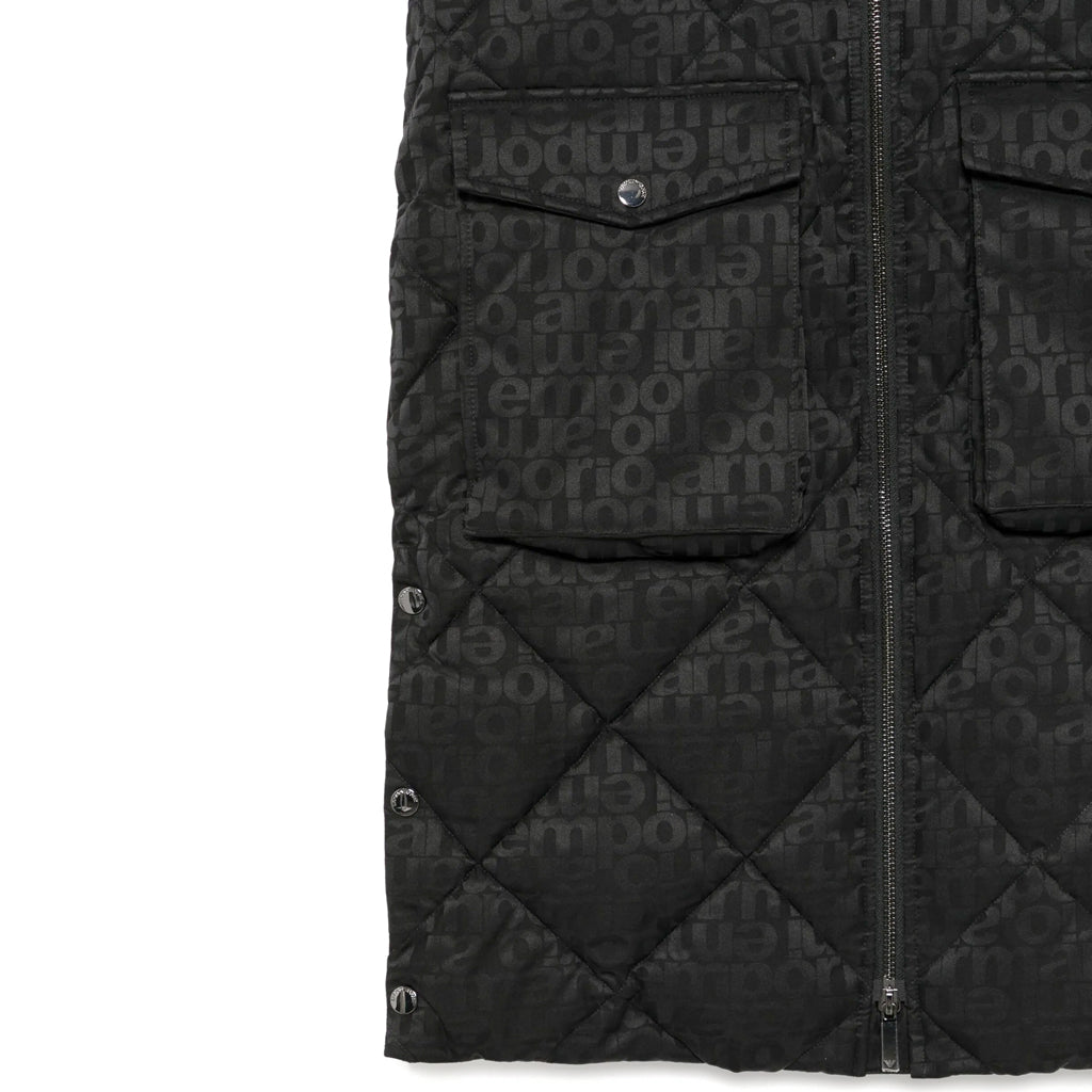 Emporio Armani Junior All-Over Jacquard Coat