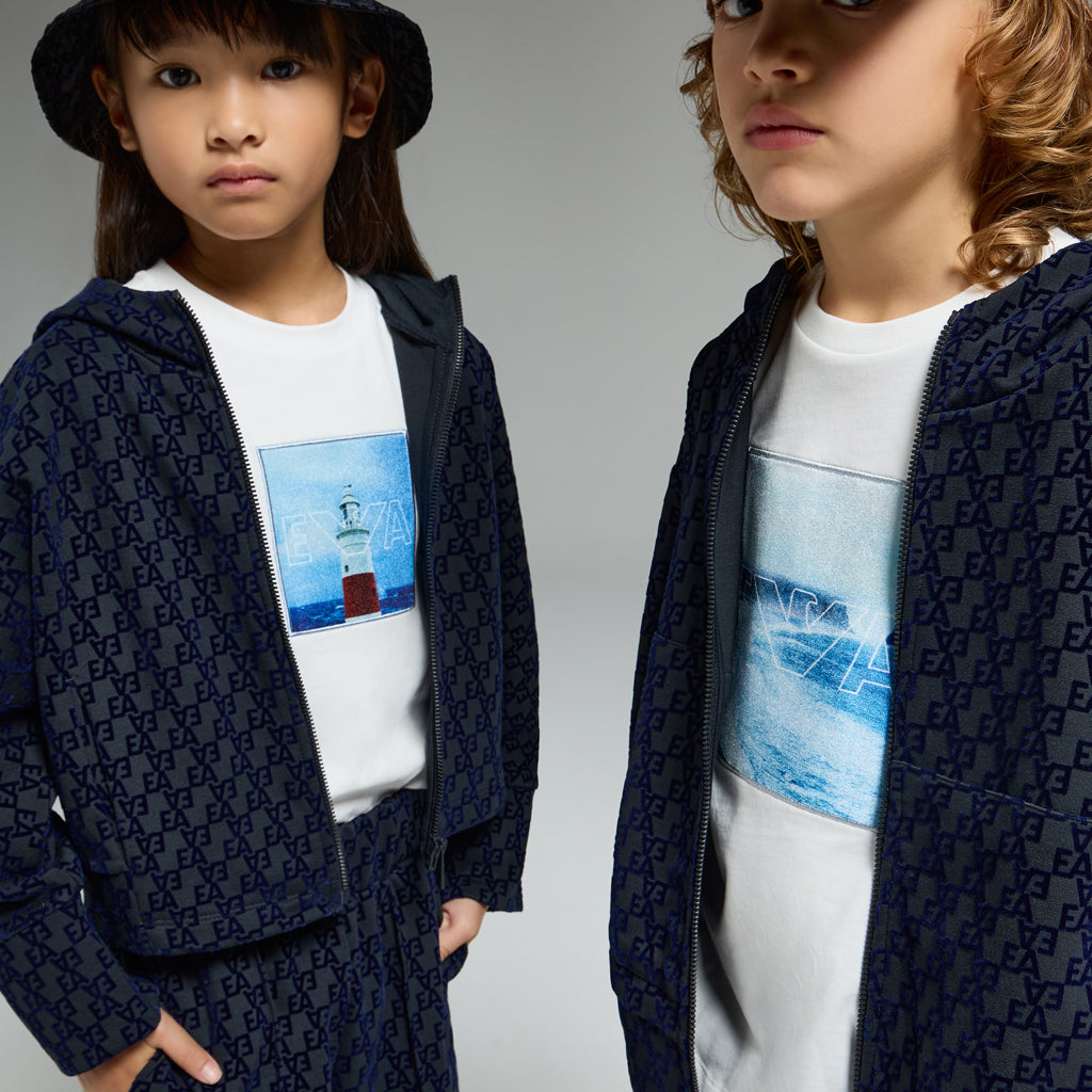 Emporio Armani Junior Hooded Sweat Jacket