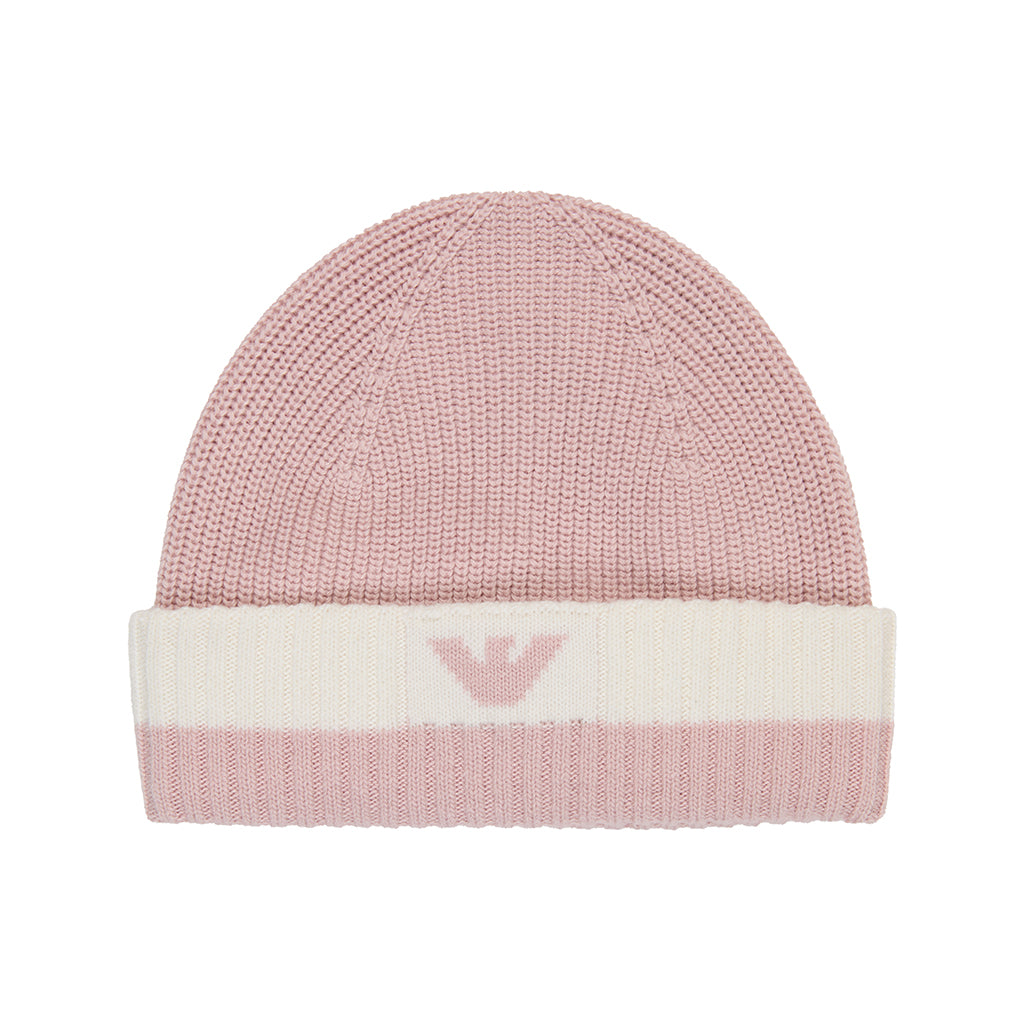 Emporio Armani Junior Beanie Hat and Scarf Set