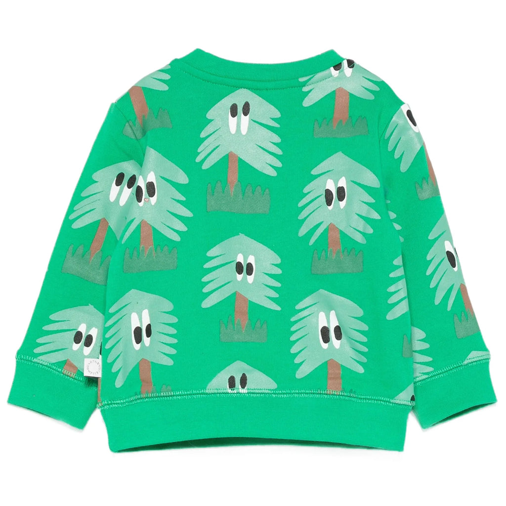 Stella McCartney Kids Tree All-Over Print Fleece Sweatshirt