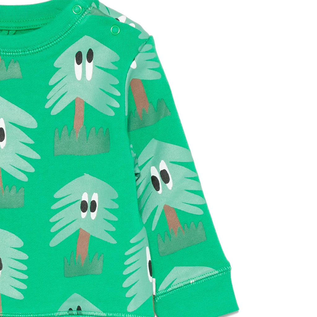 Stella McCartney Kids Tree All-Over Print Fleece Sweatshirt