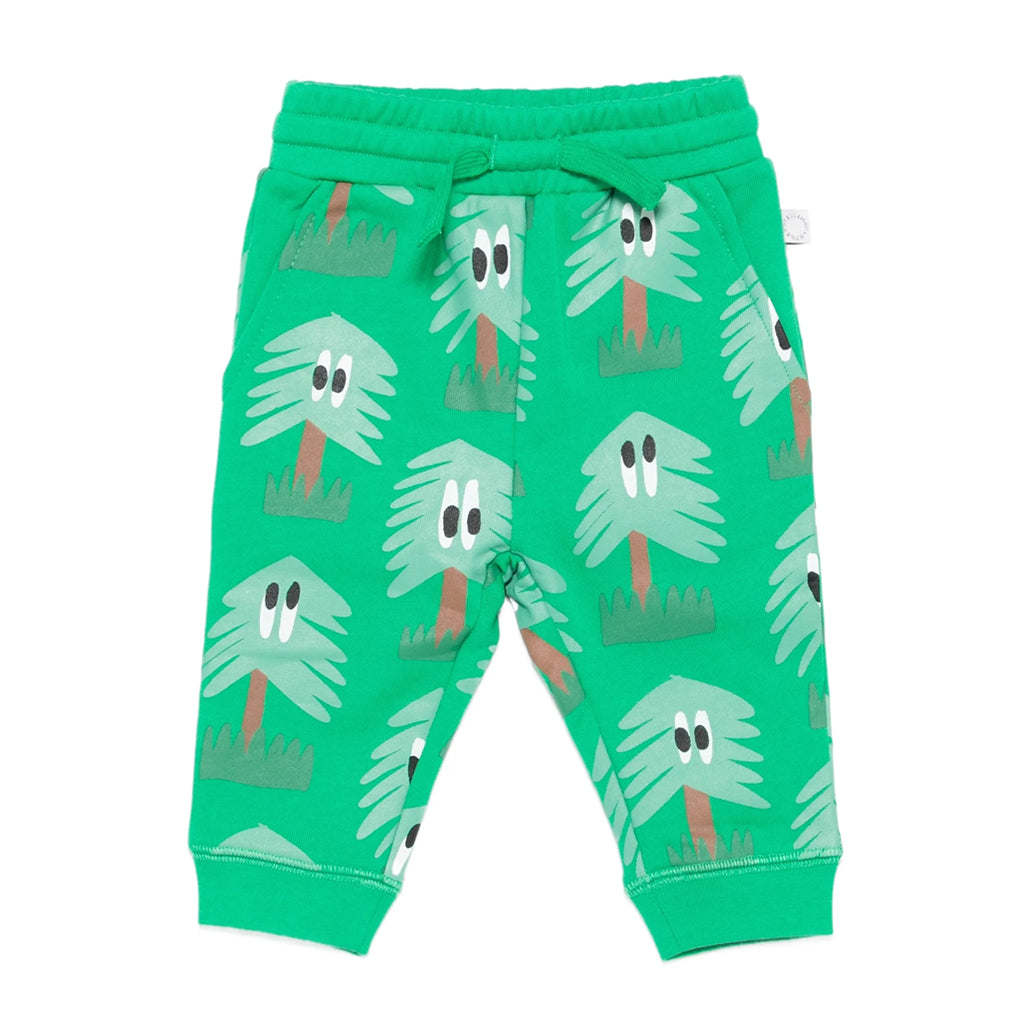 Stella McCartney Kids Tree All-Over Print Fleece Joggers