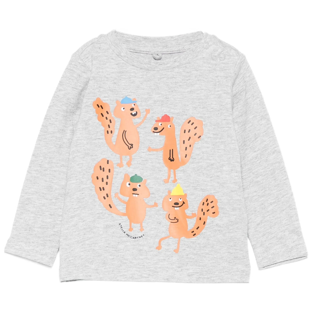 Stella McCartney Kids Squirrels Print T-shirt