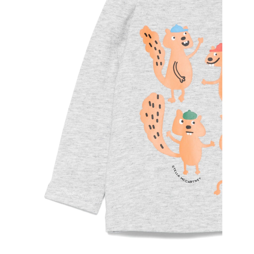 Stella McCartney Kids Squirrels Print T-shirt