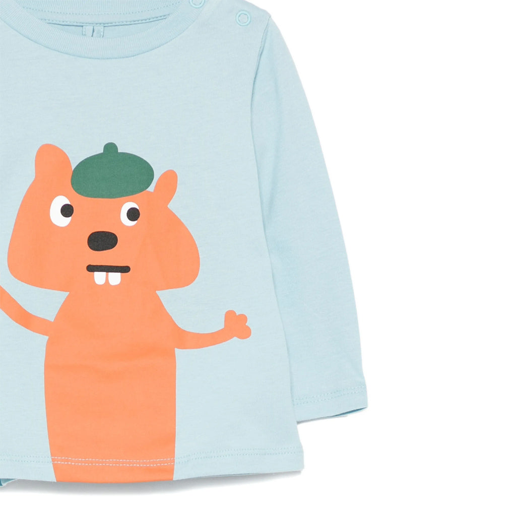 Stella McCartney Kids Squirrel Print T-shirt