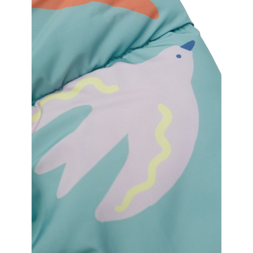 Stella McCartney Kids Birds All-Over Print Puffer Jacket