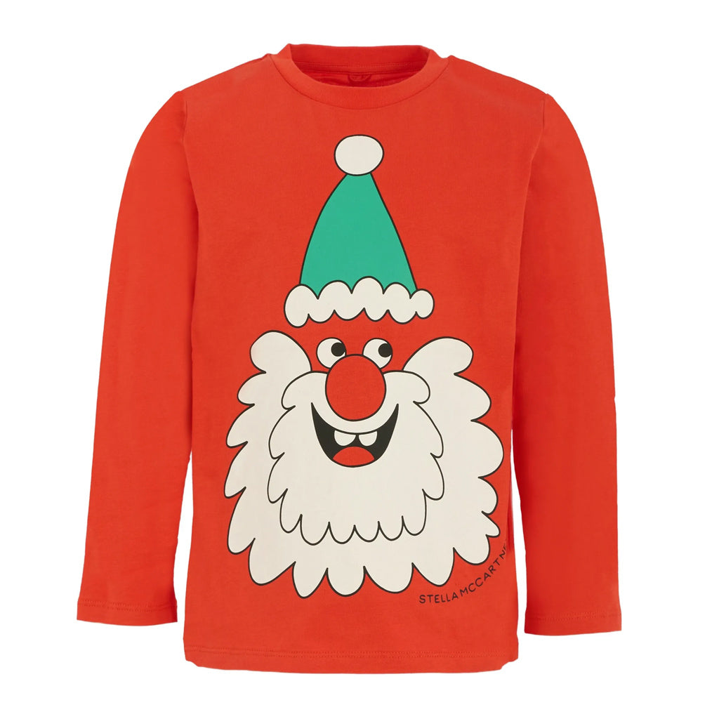 Stella McCartney Kids Xmas Yeti Print T-shirt