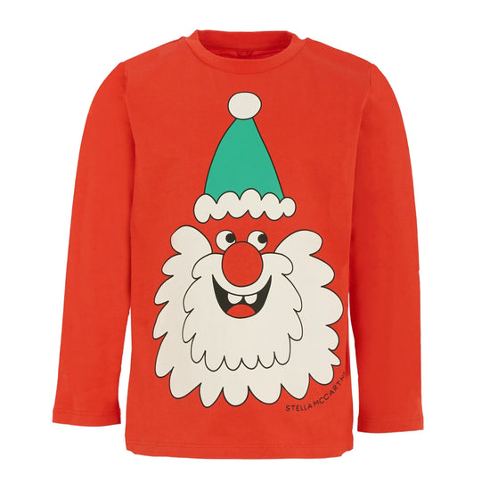 Stella McCartney Kids Xmas Yeti Print T-shirt