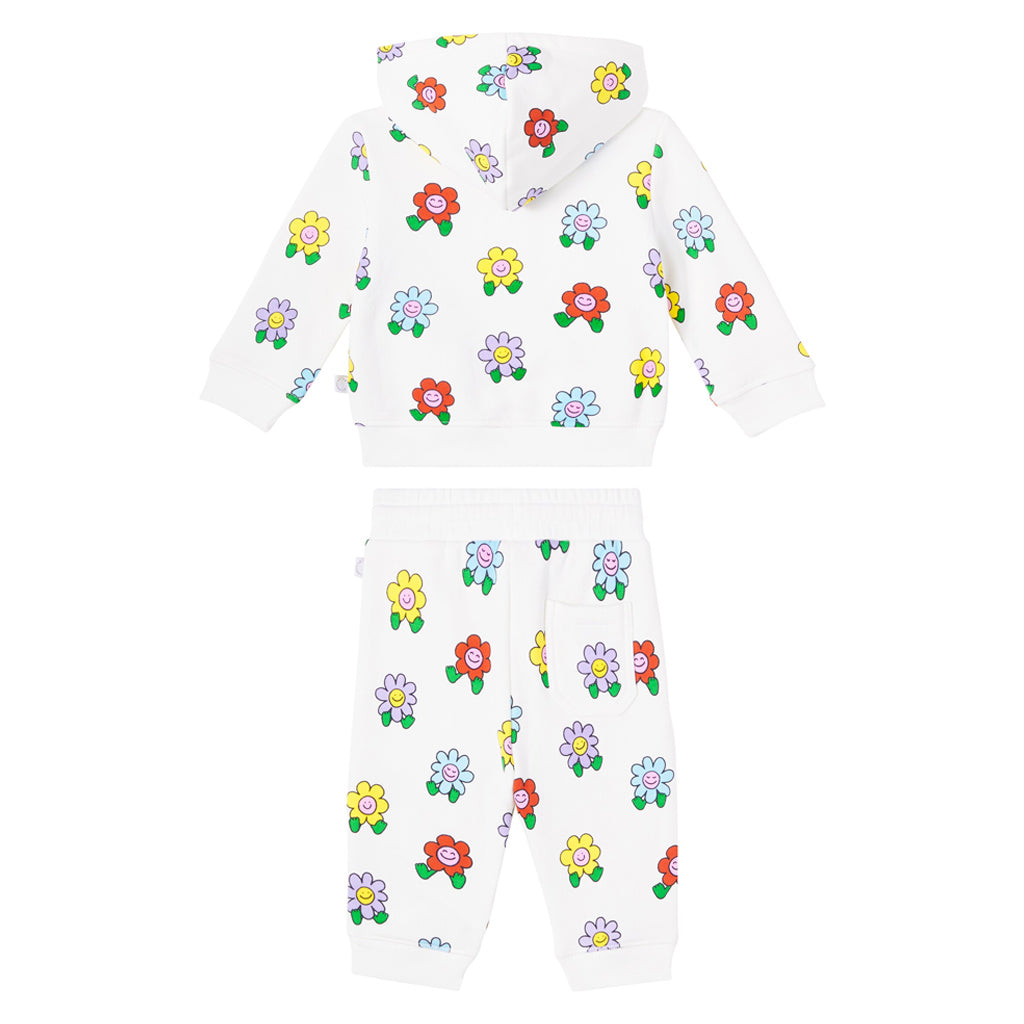 Stella McCartney Kids Flowers All-Over Print Fleece Tracksuit