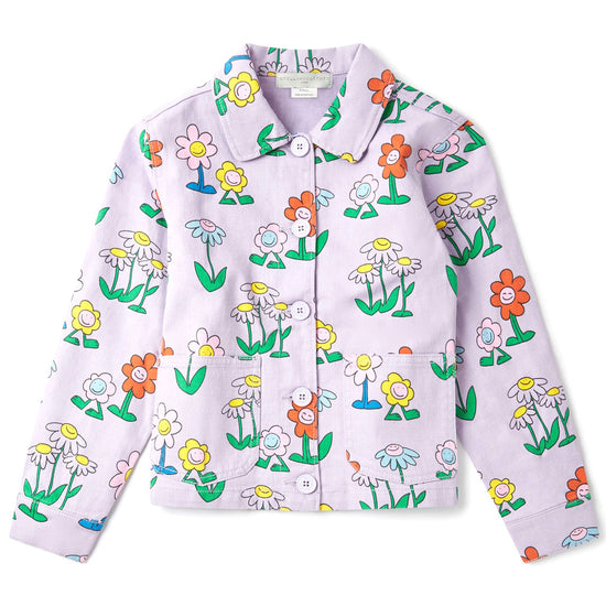 Stella McCartney Kids Flowers All-Over Print Jacket