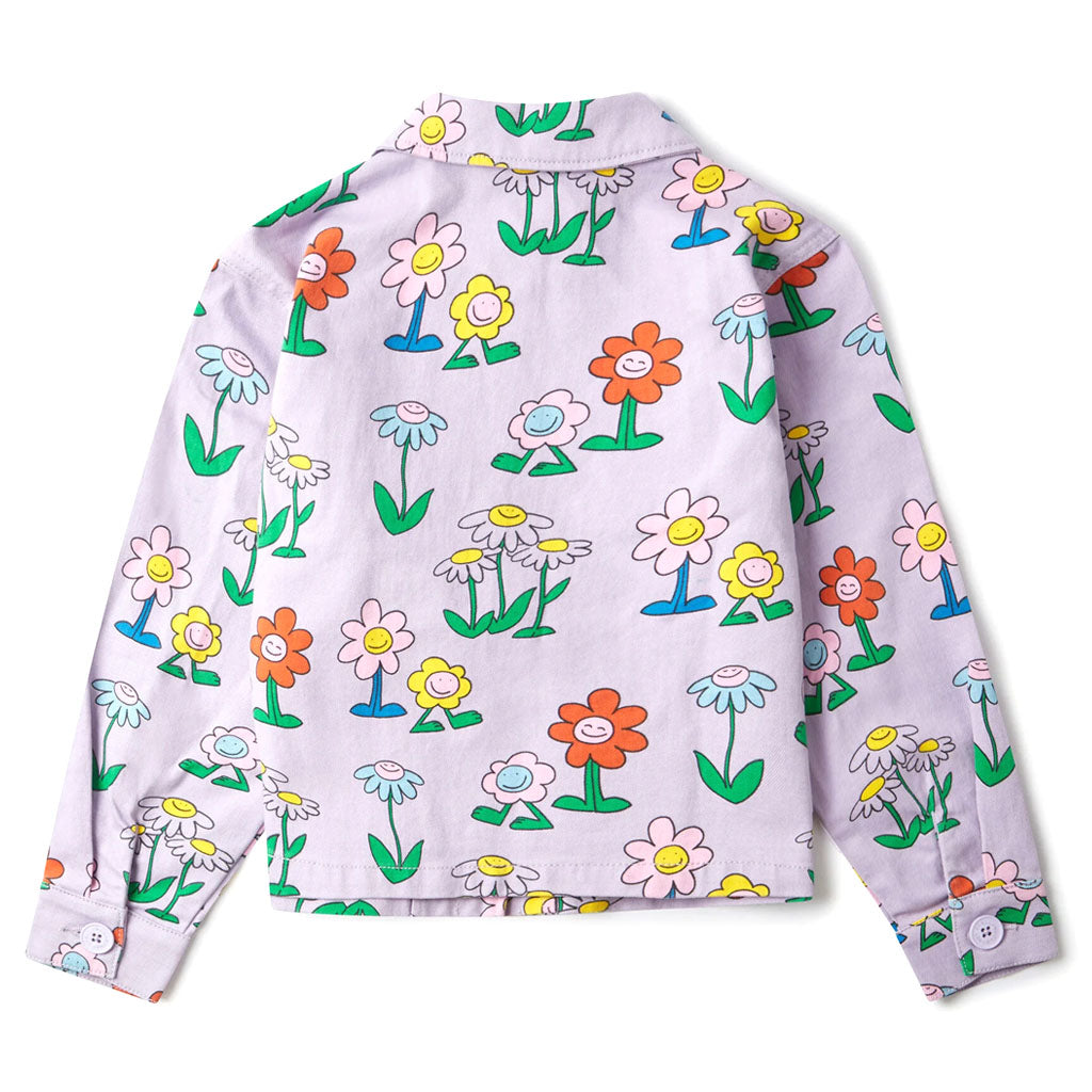 Stella McCartney Kids Flowers All-Over Print Jacket