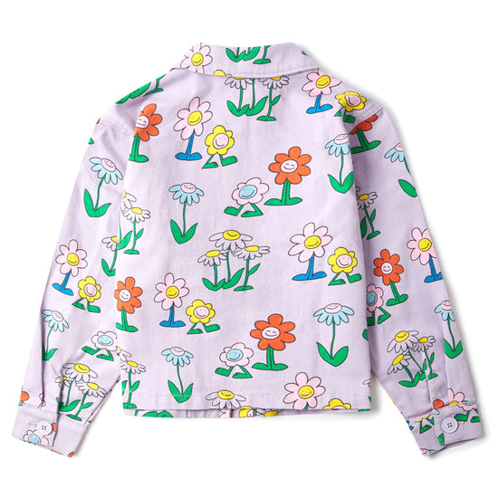 Stella McCartney Kids Flowers All-Over Print Jacket