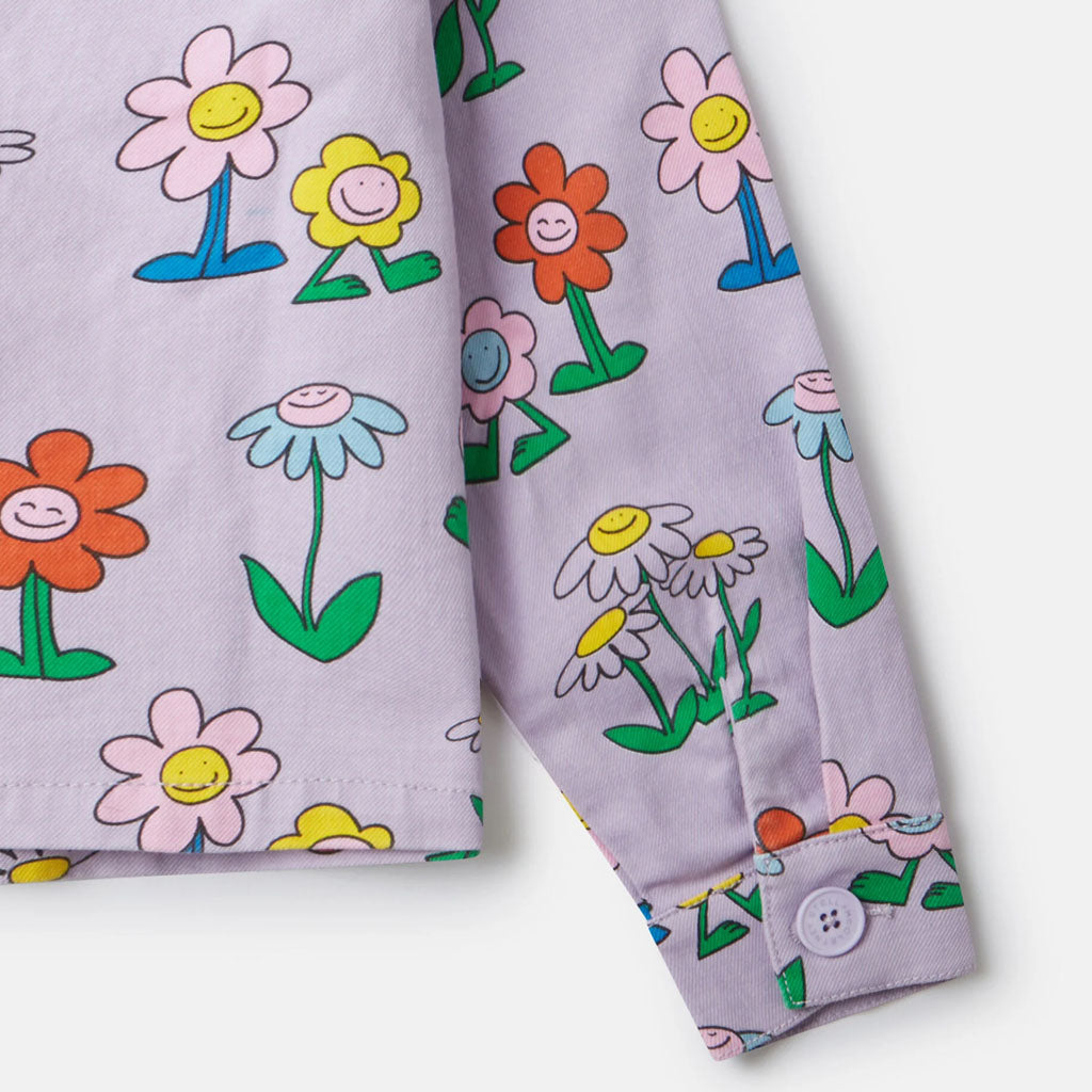 Stella McCartney Kids Flowers All-Over Print Jacket