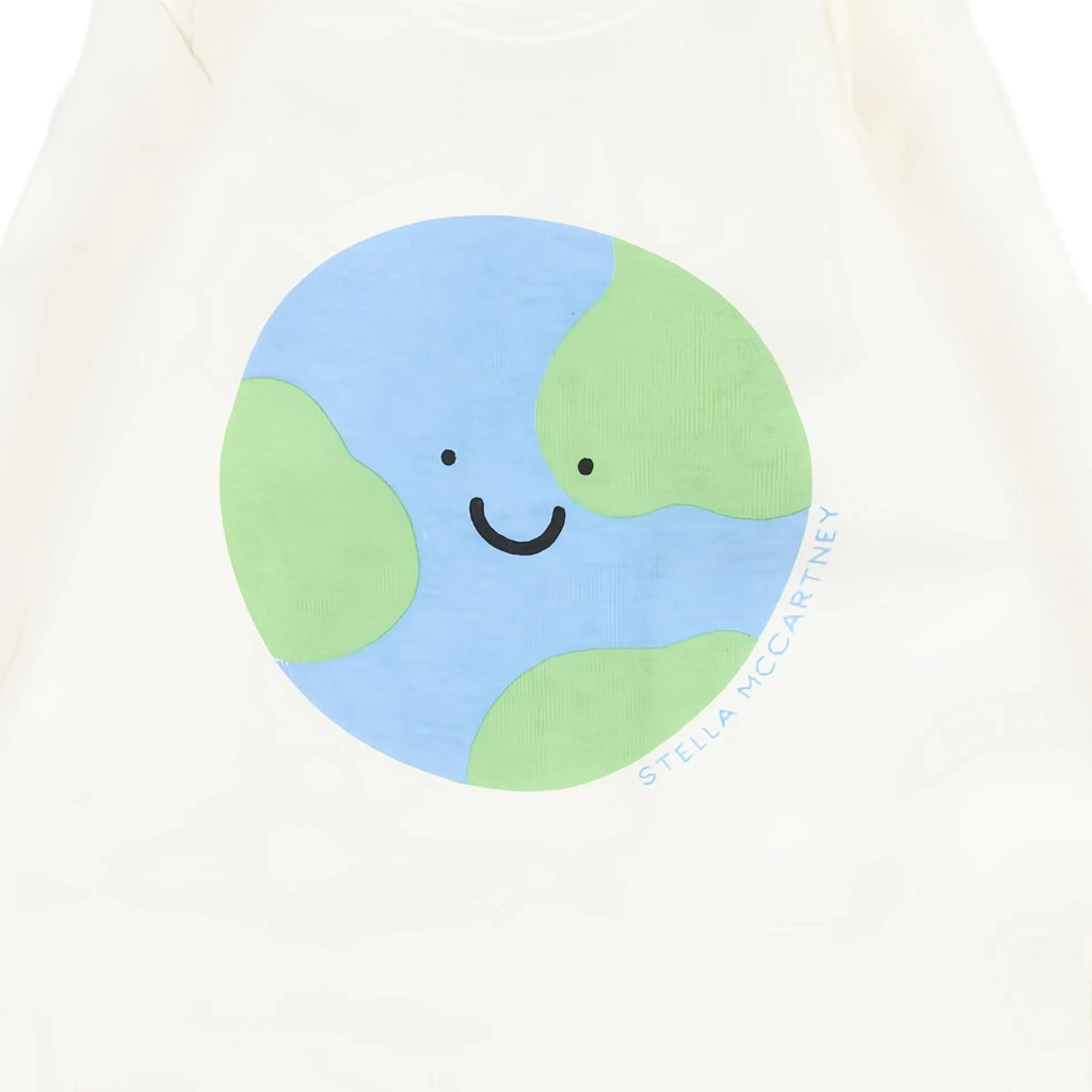 Stella McCartney Kids Yeti All-Over Print Bib and Underwear Set