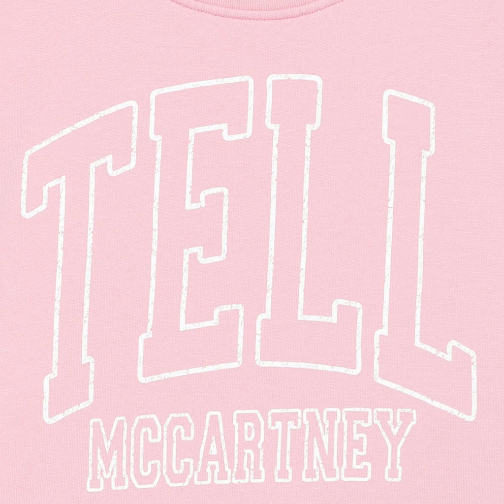 Stella McCartney Kids Logo Graphic Fleece Sweatshirt