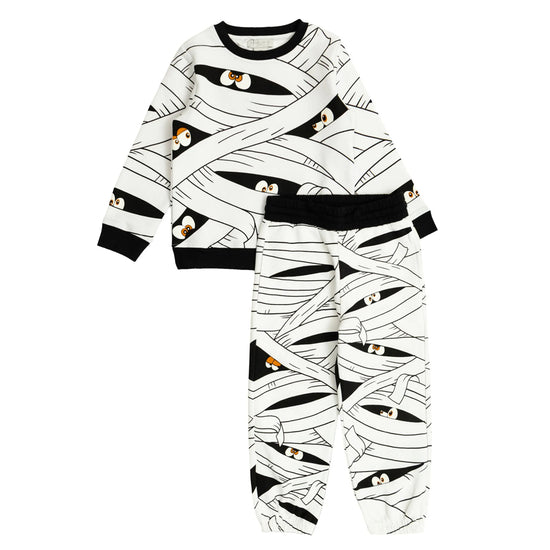 Stella McCartney Kids Mummy All-Over Print Fleece Tracksuit