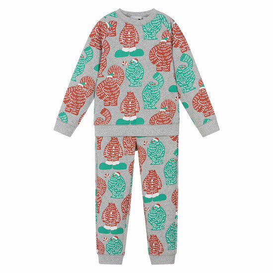 Stella McCartney Kids Xmas Yeti All-Over Print Fleece Tracksuit