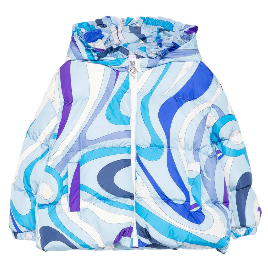 Emilio Pucci Printed Nylon Puffer Jacket