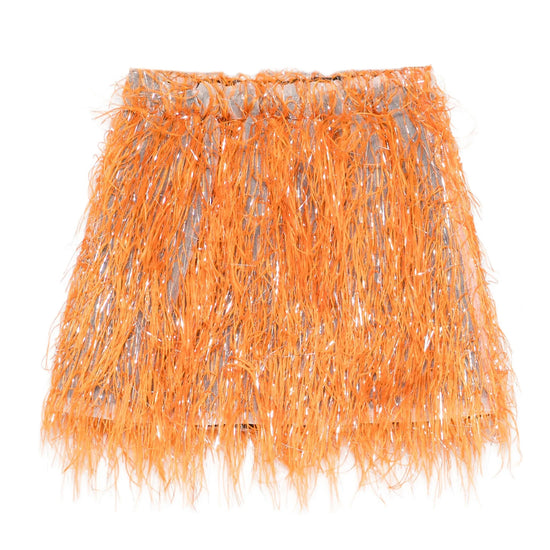 Douuod Kids Faux Feather Skirt