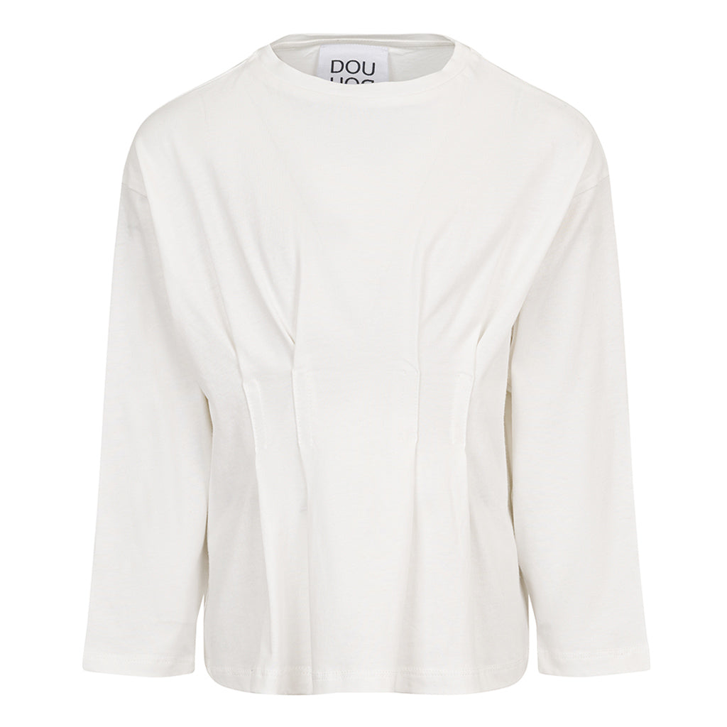 Douuod Kids Pleated Waist T-shirt