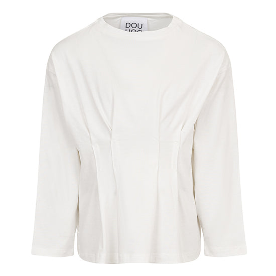 Douuod Kids Pleated Waist T-shirt