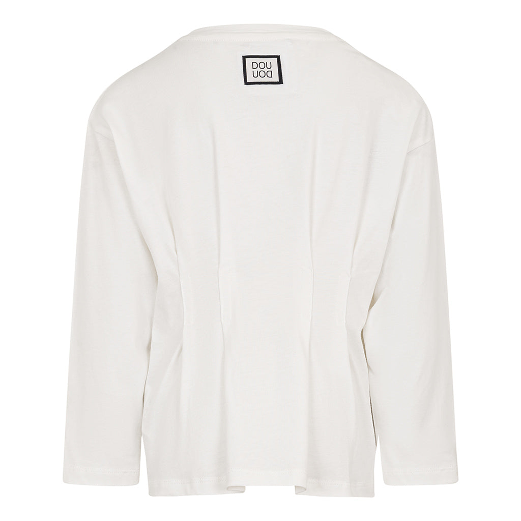 Douuod Kids Pleated Waist T-shirt