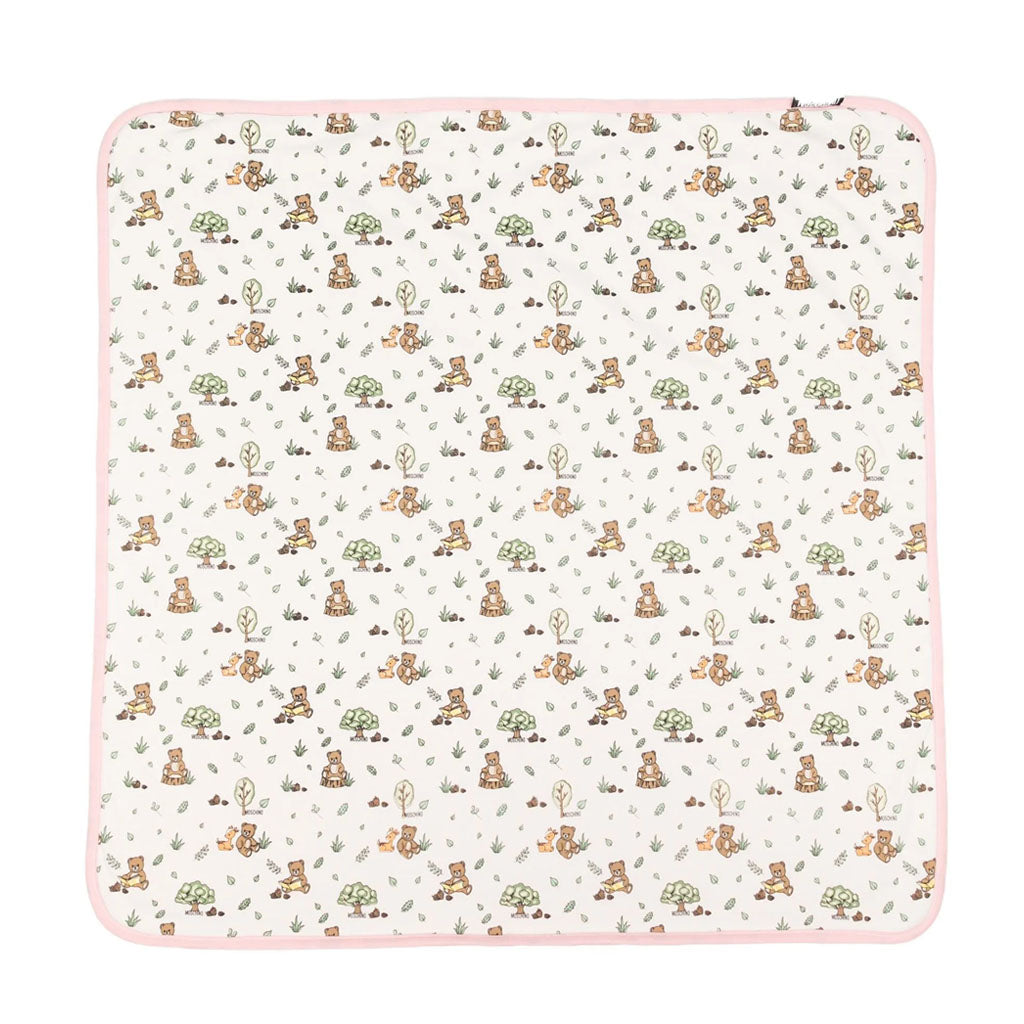 Moschino Kids Teddy Graphic Blanket