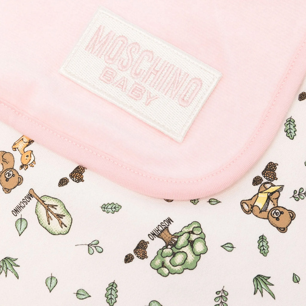 Moschino Kids Teddy Graphic Blanket