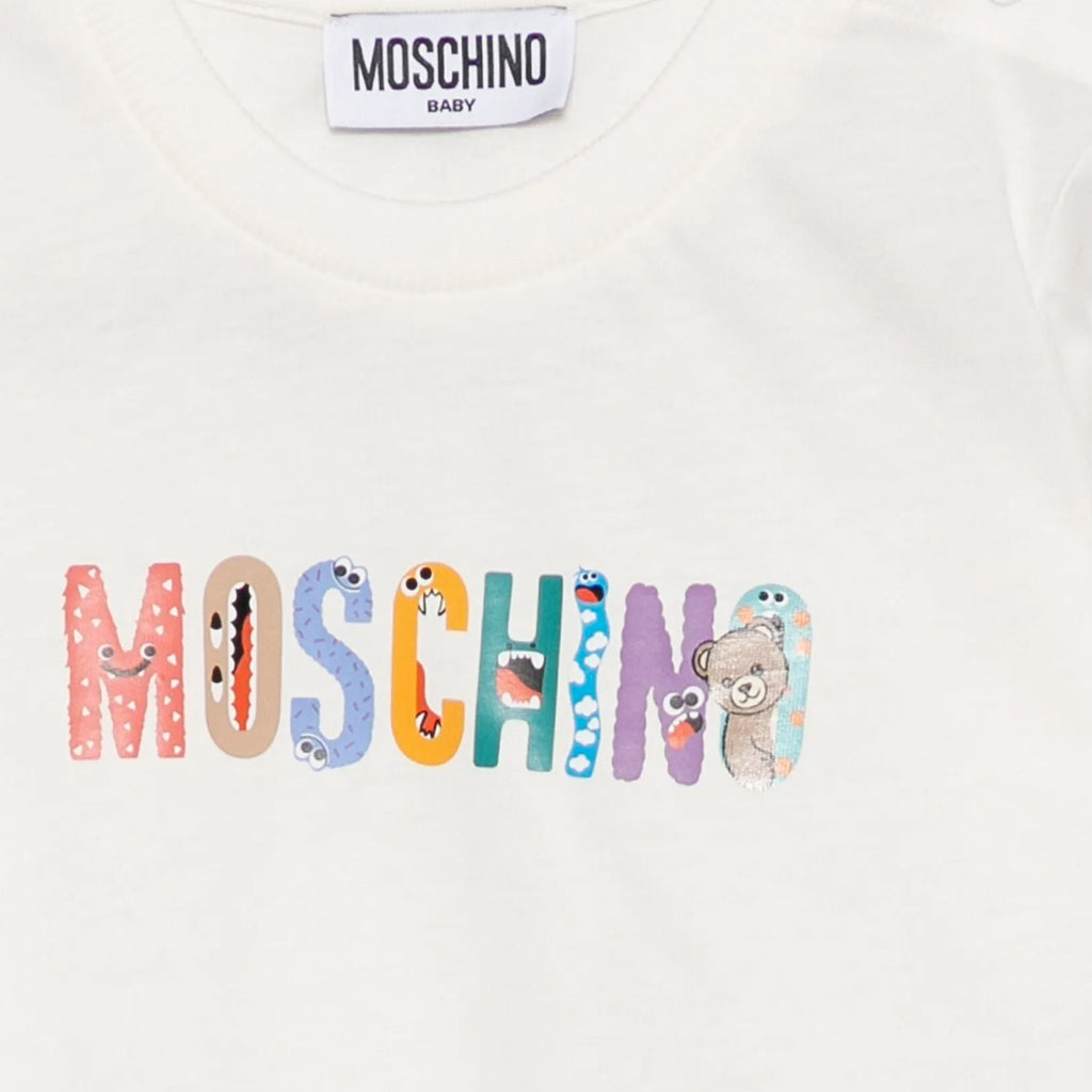 Moschino Kids Multicoloured Logo T-shirt