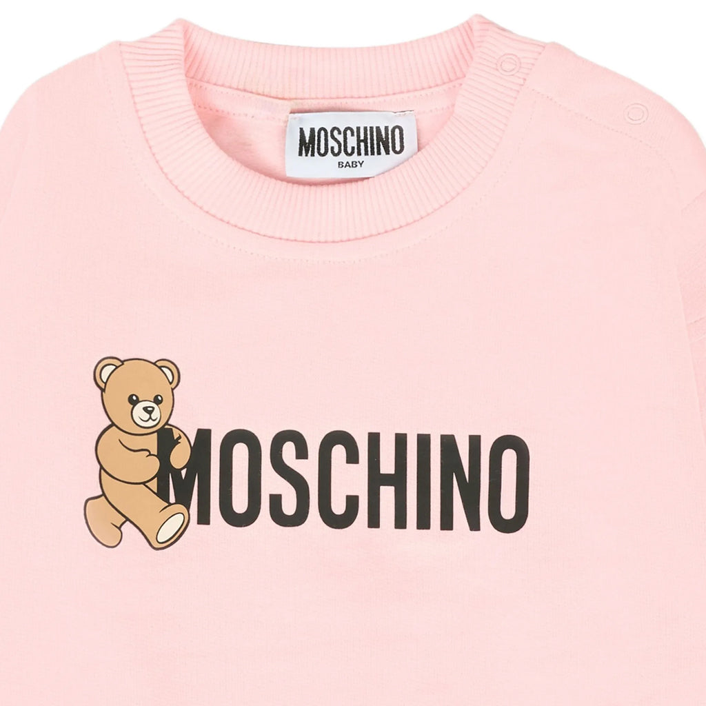Moschino Kids Teddy Logo Sweatshirt