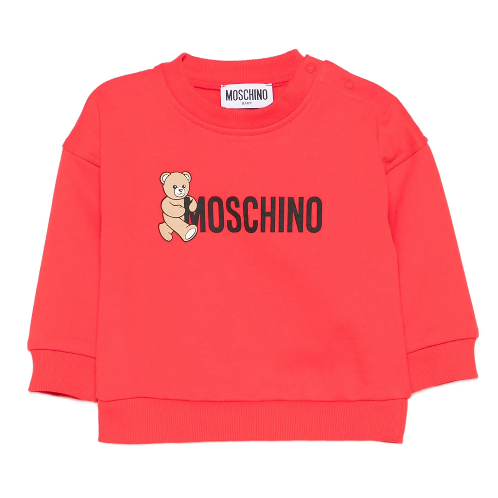 Moschino Kids Teddy Logo Sweatshirt