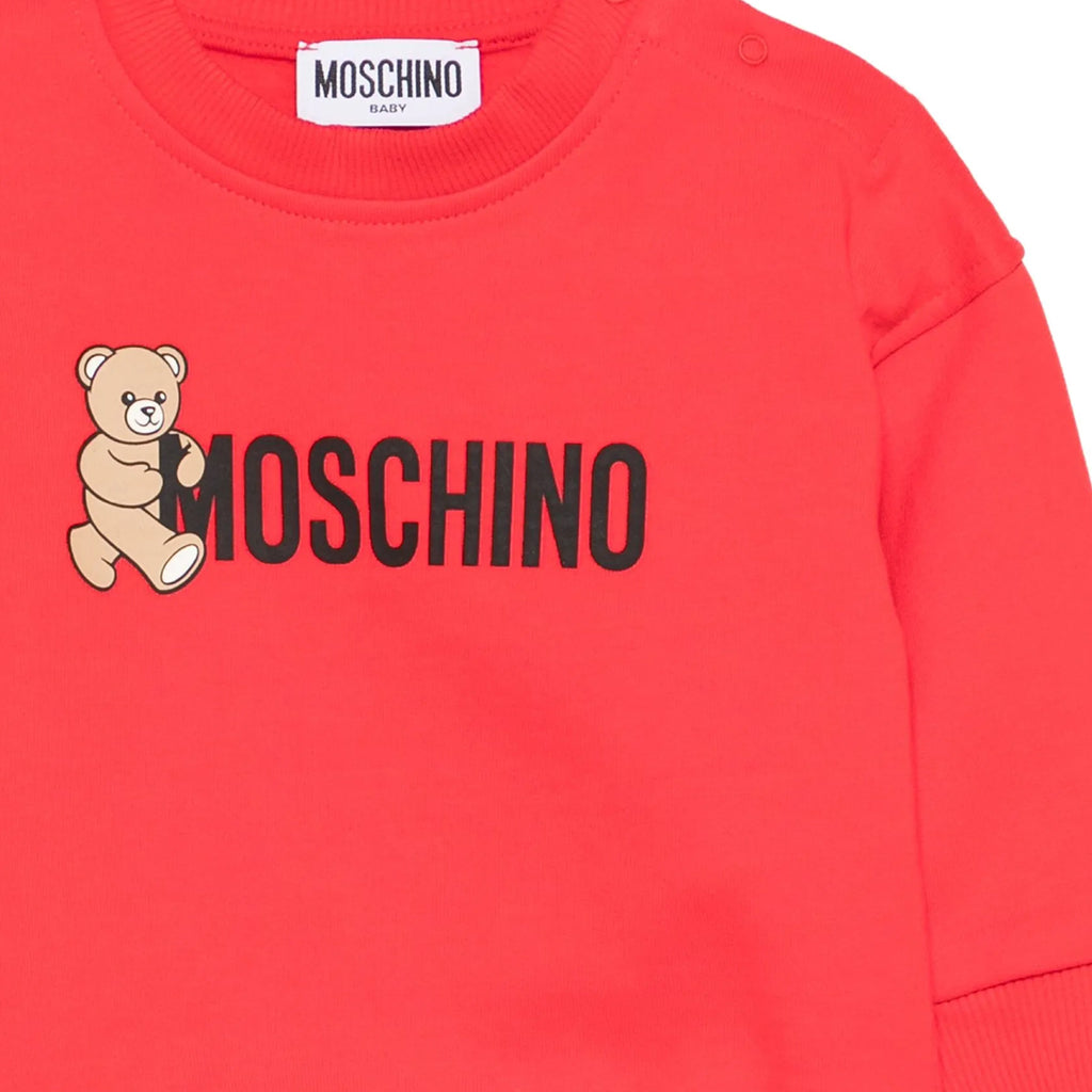 Moschino Kids Teddy Logo Sweatshirt