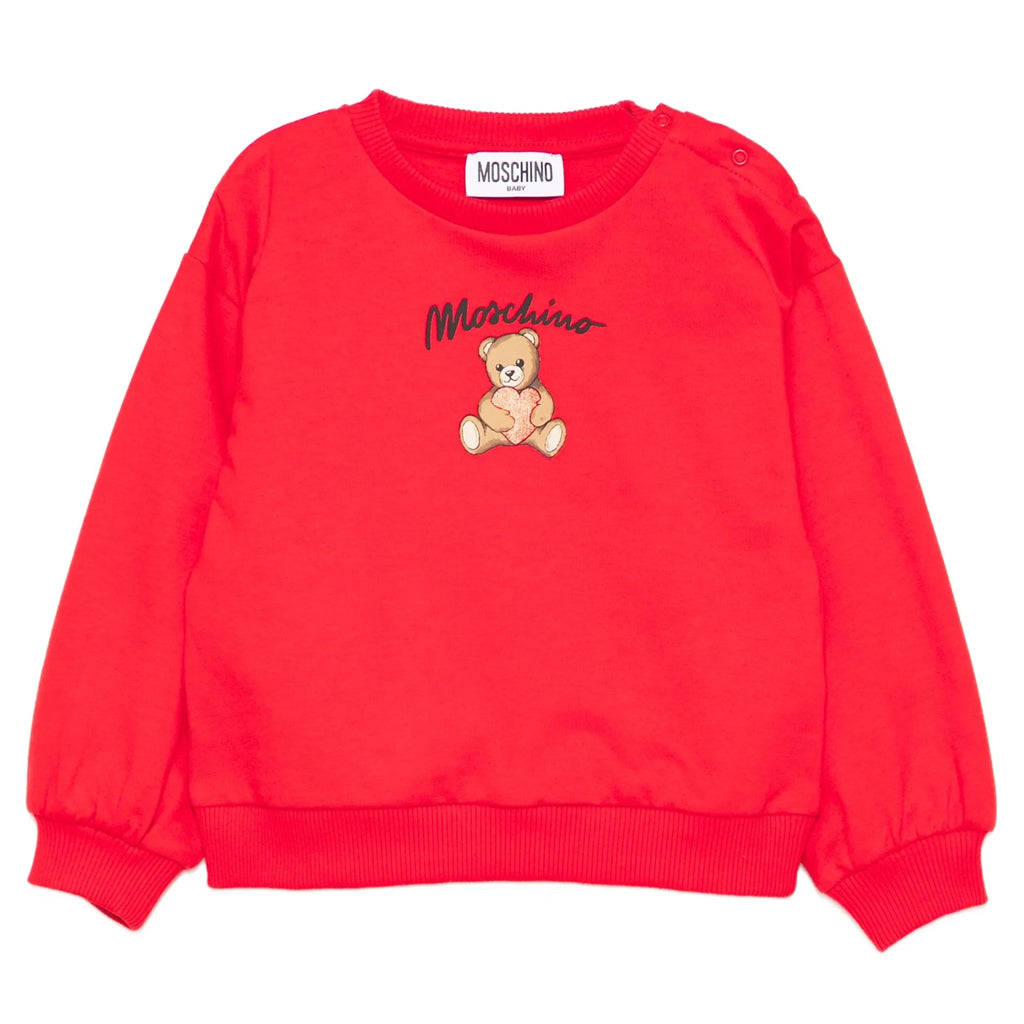 Moschino Kids Teddy Logo Sweatshirt