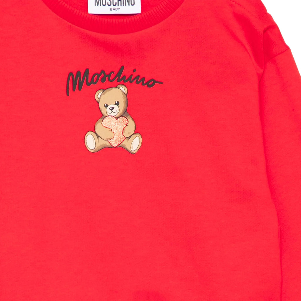 Moschino Kids Teddy Logo Sweatshirt