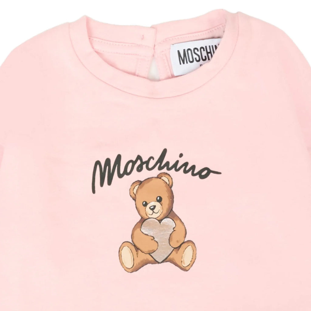 Moschino Kids Teddy Logo T-shirt