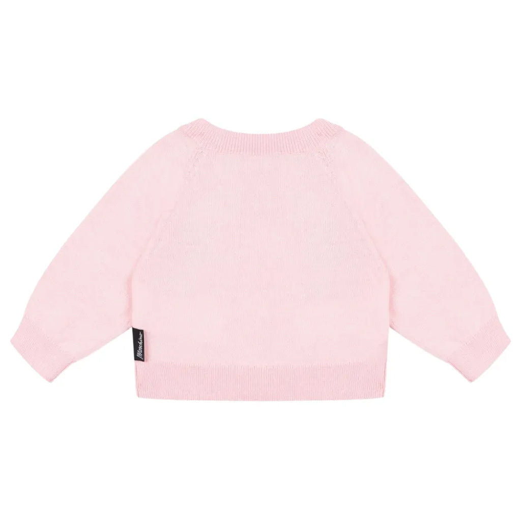 Moschino Kids Teddy Bear Knitted Cardigan
