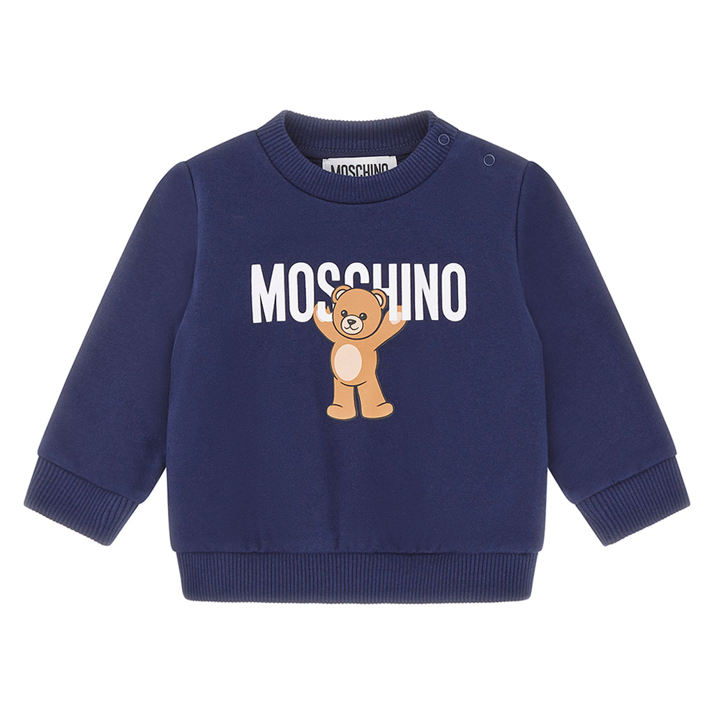 Moschino Kids Teddy Logo Sweatshirt