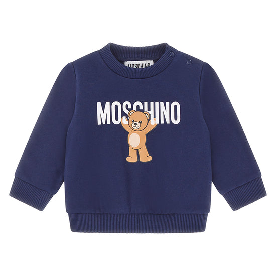 Moschino Kids Teddy Logo Sweatshirt