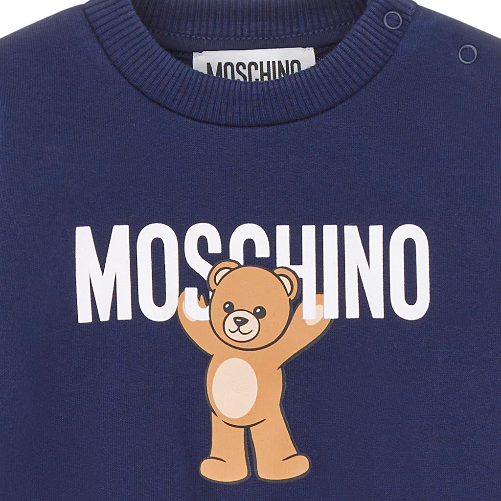 Moschino Kids Teddy Logo Sweatshirt