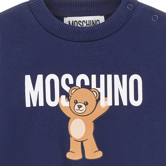 Moschino Kids Teddy Logo Sweatshirt