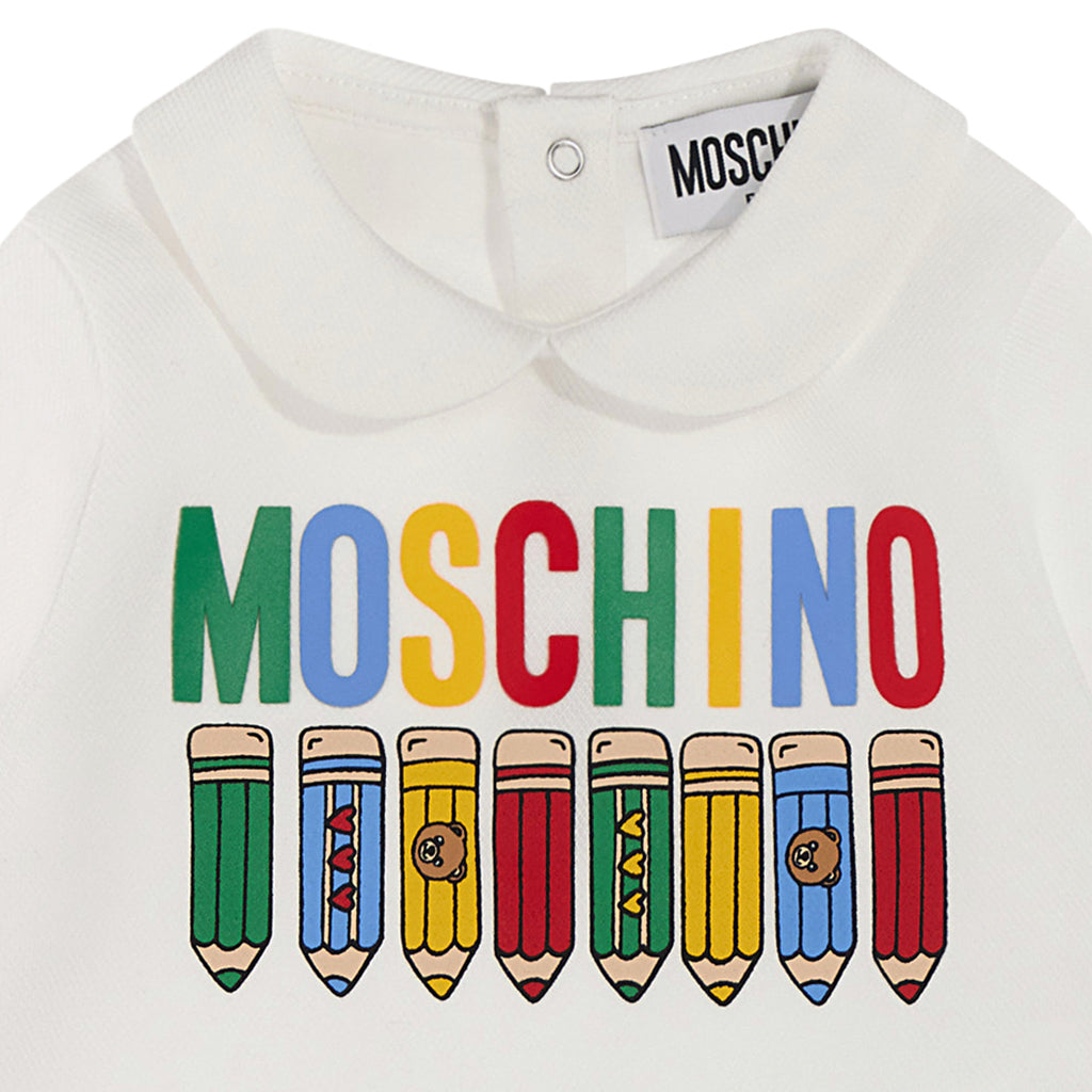 Moschino Kids Babygrow with Gift Box