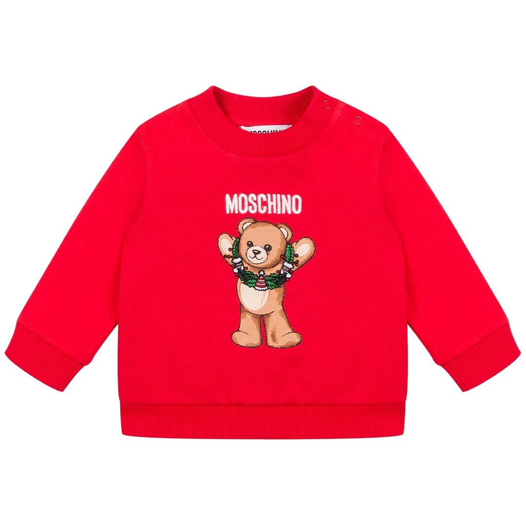 Moschino Kids Teddy Logo Sweatshirt