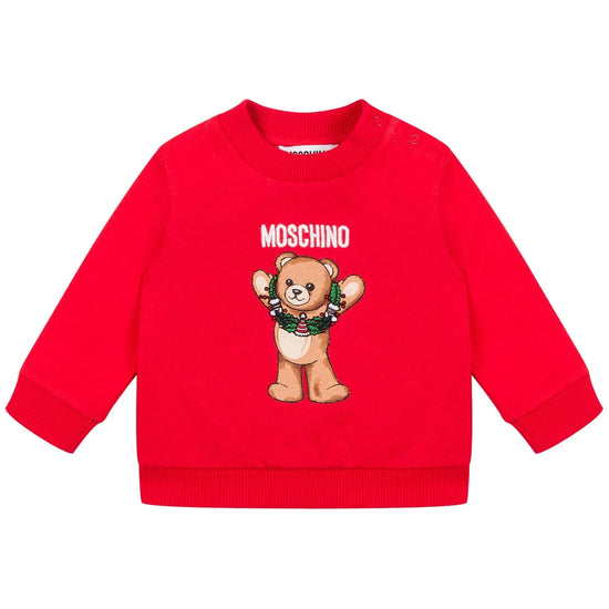 Moschino Kids Teddy Logo Sweatshirt