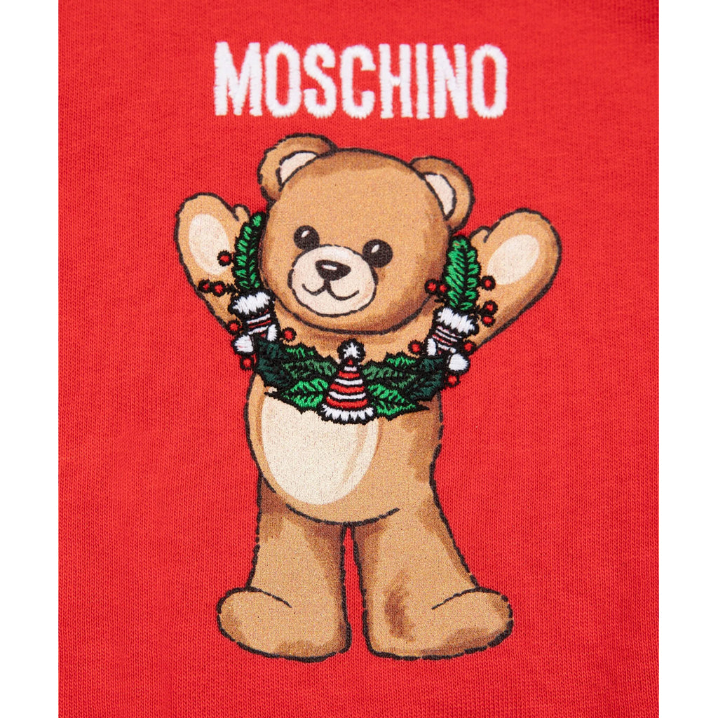Moschino Kids Teddy Logo Sweatshirt
