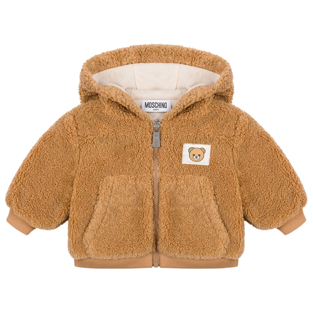 Moschino Kids Teddy Hooded Jacket