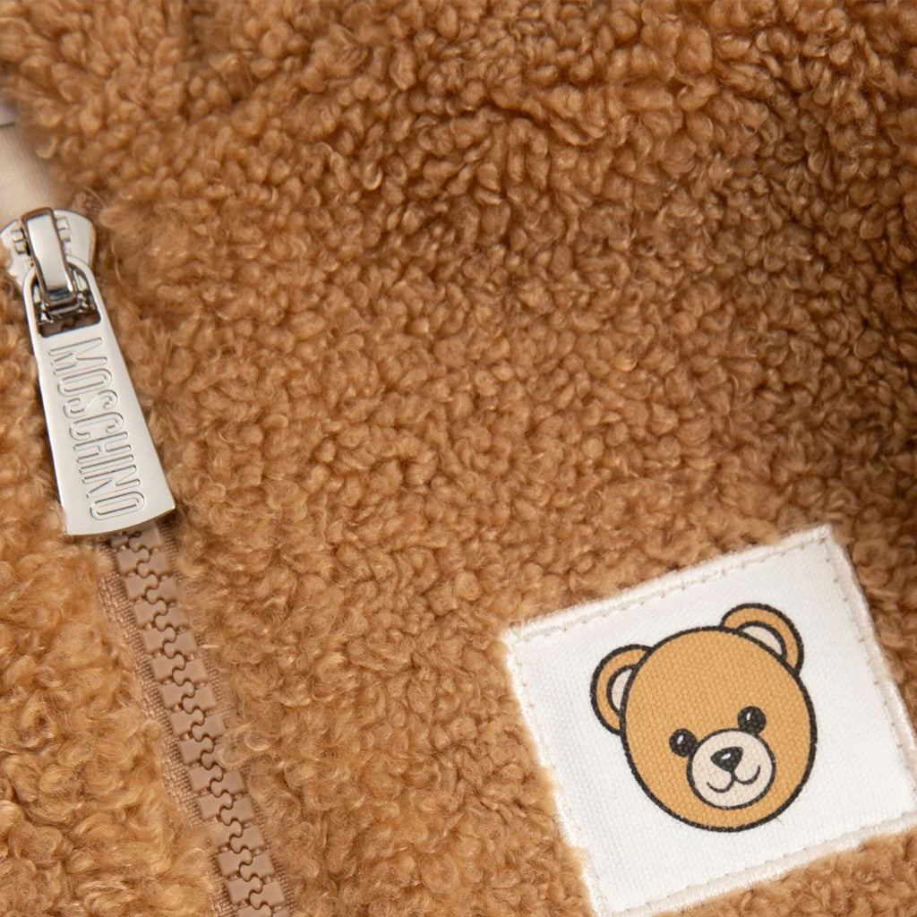 Moschino Kids Teddy Hooded Jacket