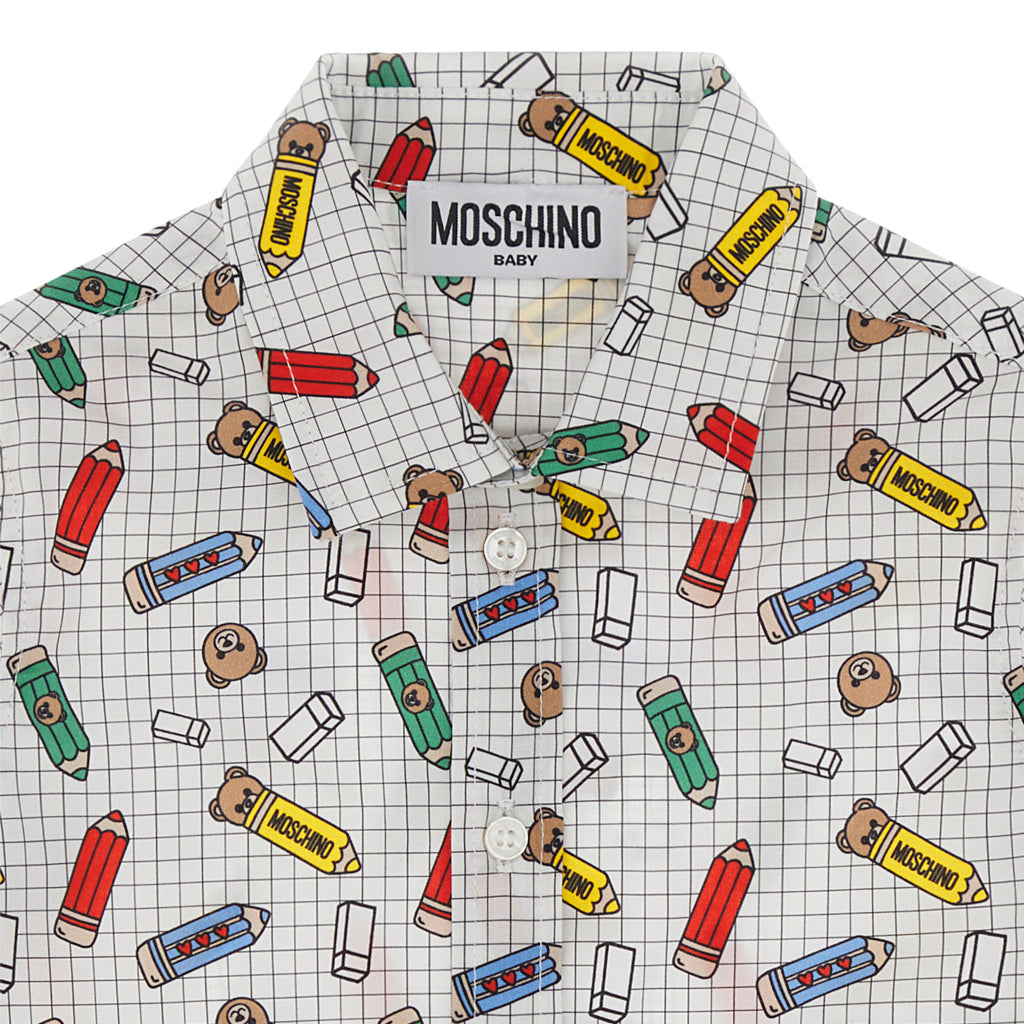 Moschino Kids Teddy Graphic Shirt