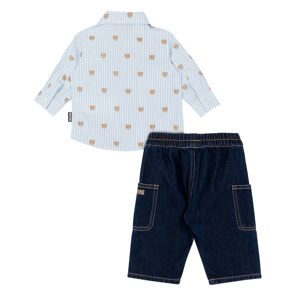 Moschino Kids Shirt and Trousers Set